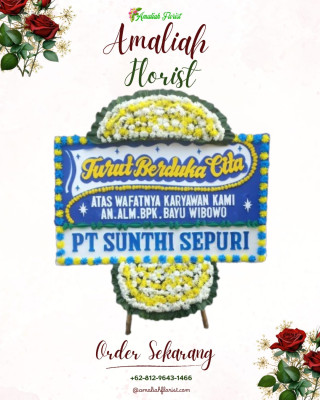 Papan Bunga Duka di Bebesen